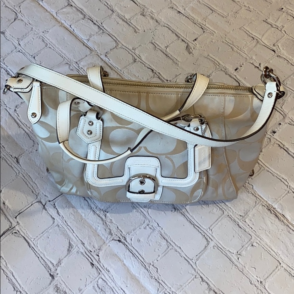 Authentic Coach Campbell satchel